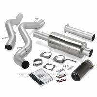 BANKS MONSTER EXHAUST 06-Early'07 CHEVY 6.6L DURAMAX LLY/LBZ, SC/LB - BLACK TIP
