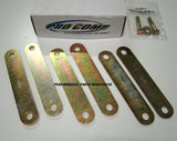FORD F250 F350 2-PIECE DRIVESHAFT ALIGNMENT SHIM KIT 2-8" LIFT VIBRATION REPAIR - ZINC PLATED
