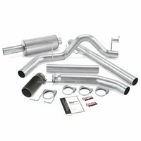 BANKS MONSTER EXHAUST Fits 98-02 DODGE 5.9L CUMMINS; STANDARD CAB - BLACK TIP