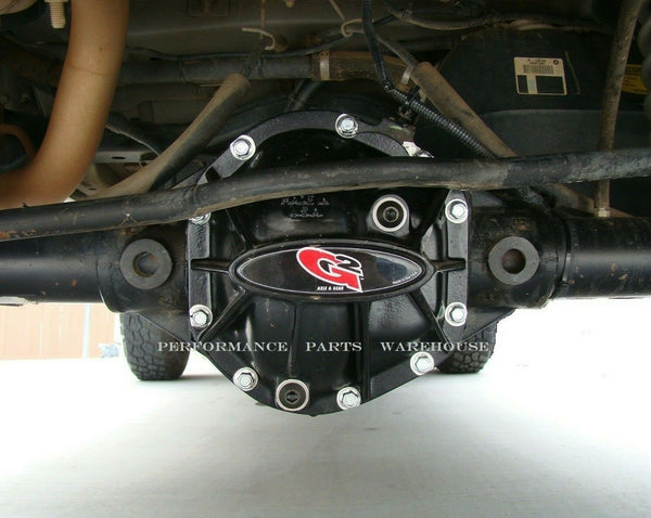 G2 DANA 44 AXLE COVER - BLACK ALUMINUM - FORD DODGE JEEP