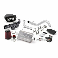 BANKS STINGER w/ AUTOMIND 12-14 JEEP WRANGLER 2-DOOR - BLACK EXHAUST TIP