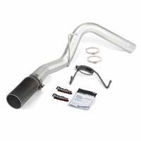 BANKS MONSTER EXHAUST Fits 14-18 RAM 6.7L CUMMINS; CREW CAB, SHORT BED Black Tip