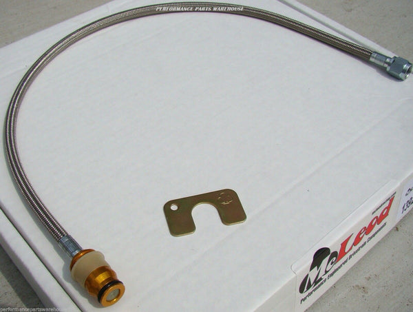 HYDRAULIC CLUTCH LINE - 98-02 CAMARO QUICK DISCONNECT QD / AN4 FITTINGS 23" LENGTH