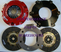 McLEOD RST TWIN DISC CLUTCH 1955-92 CHEVY SBC BBC, 26-SPLINE, 168T FLY