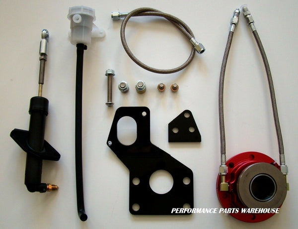 McLEOD 55-57 CHEVY HYDRAULIC CLUTCH CONVERSION w/ BORG WARNER T-10 & SUPER T-10