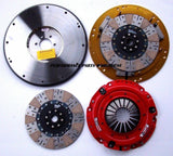 McLEOD RXT 1200-HP TWIN DISC CLUTCH / ALUMINUM FLYWHEEL 97-15 GM LS ENGINE