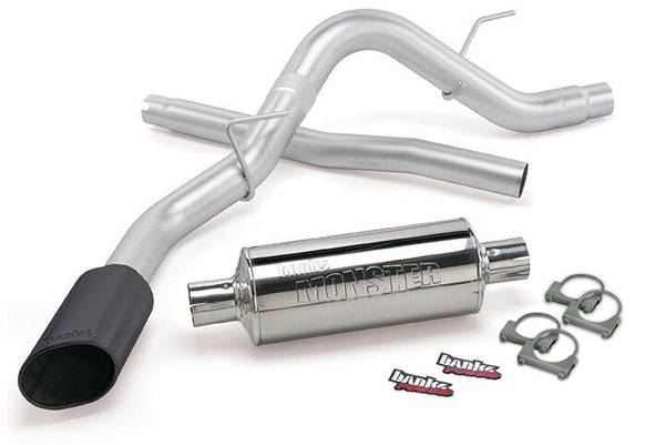 BANKS MONSTER EXHAUST w/ BLACK TIP 2015-18 FORD F150