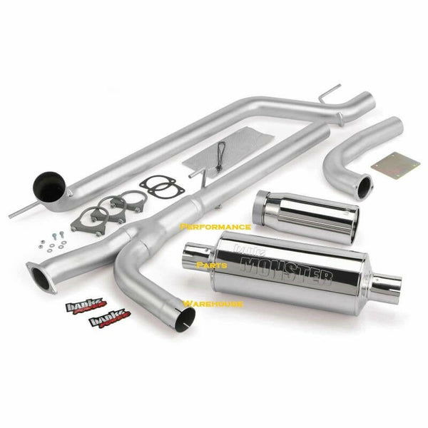 BANKS MONSTER EXHAUST For 2004-15 NISSAN TITAN - CHROME TIP