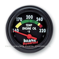 BANKS ENGINE OIL TEMP GAUGE Fits 93-02 CUMMINS 5.9-8.3L CLASS-A MOTORHOME PUSHER