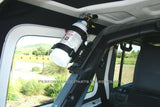 H.D ALUMINUM FIRE EXTINGUISHER MOUNT 76-19 JEEP WRANGLER & UNIVERSAL APPLICATION