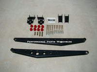 PLATE TYPE 50" LATERAL TRACTION BARS MOUNTS 03-12 DODGE RAM CREW CAB / SHORT BED