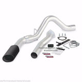 BANKS MONSTER EXHAUST 07.5-10 CHEVY GMC DURAMAX 6.6L LMM - BLACK TIP