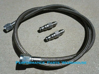 STEEL BRAIDED CLUTCH LINE KIT; 2010-22 CAMARO & 2005-21 MUSTANG