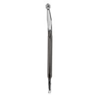 HURST 0EM STYLE CHROME ROUND BAR SHIFTER STICK HANDLE - 11" TALL, 2.25" BACK