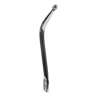 HURST 0EM STYLE CHROME ROUND BAR SHIFTER STICK HANDLE - 11" TALL, 2.25" BACK