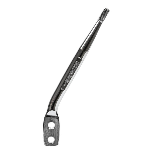 HURST 0EM STYLE CHROME ROUND BAR SHIFTER STICK HANDLE - 8" TALL, 3" BACK