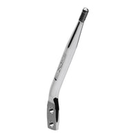 HURST 0EM STYLE CHROME ROUND BAR SHIFTER STICK HANDLE - 8" TALL, 3" BACK