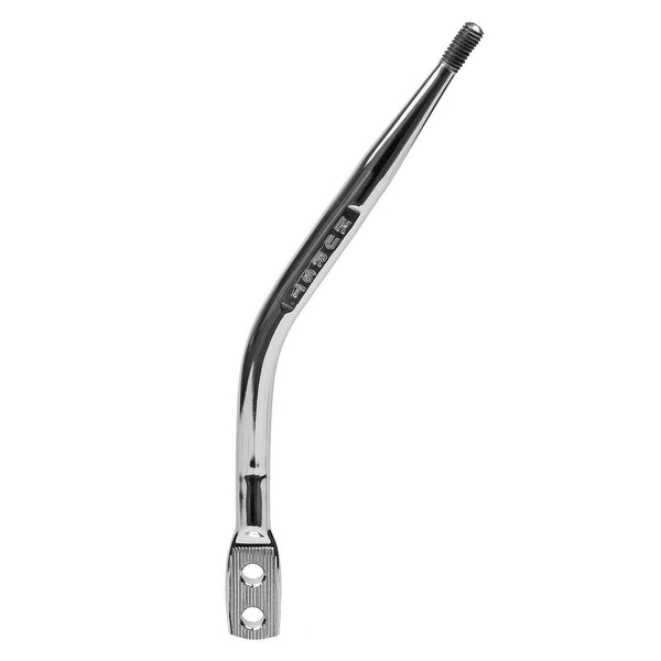 HURST 0EM STYLE CHROME ROUND BAR SHIFTER STICK HANDLE - 11" TALL, 3.75" BACK