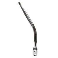 HURST 0EM STYLE CHROME ROUND BAR SHIFTER STICK HANDLE - 11" TALL, 3.75" BACK