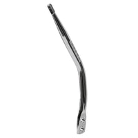 HURST 0EM STYLE CHROME ROUND BAR SHIFTER STICK HANDLE - 11" TALL, 3.75" BACK