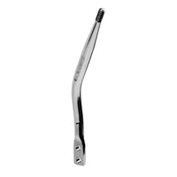 HURST 0EM STYLE CHROME ROUND BAR SHIFTER STICK HANDLE - 11" TALL, 3.75" BACK