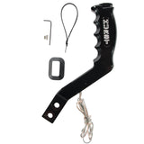 HURST NITRO BILLET ALUMINUM PISTOL GRIP SHIFTER STICK HANDLE w 12V SWITCH - Black