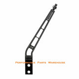 HURST BILLET PLUS SHIFTER STICK HANDLE - ALUMINUM / BLACK ANODIZED - 10" LAY BACK