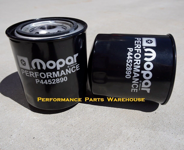 QTY(1) MOPAR PERFORMANCE OIL FILTER SMALL & BIG BLOCK MOPAR 340 383 426 Hemi 440