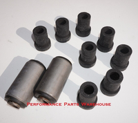 62-74 MOPAR B & E BODY STOCK REPLACEMENT LEAF SPRING BUSHINGS Full Set 1.5" O.D.
